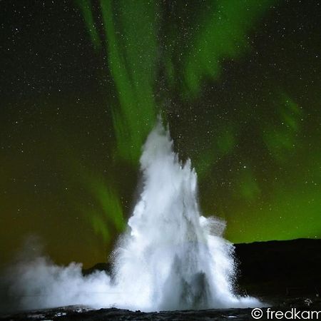 Skalinn Between Gullfoss And Geysir - Myrkholt Farm Haukadalur Exterior photo