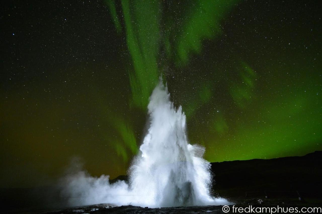 Skalinn Between Gullfoss And Geysir - Myrkholt Farm Haukadalur Exterior photo